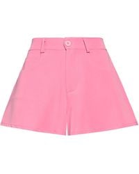 VANESSA SCOTT - Fuchsia Shorts & Bermuda Shorts Polyester, Elastane - Lyst