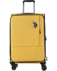 us polo assn suitcase yellow
