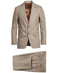 SUIT SARTORIA - Camel Suit Pes, Viscose, Elastane - Lyst