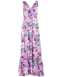 MSGM Langes Kleid - Lila