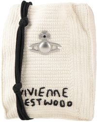 Vivienne Westwood - Ivory Cross-Body Bag Textile Fibers - Lyst