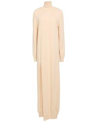 Semicouture - Maxi Dress Virgin Wool, Cashmere - Lyst