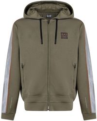 EA7 - Military Sweatshirt Cotton, Polyester - Lyst