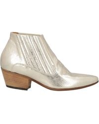 GIO+ - Platinum Ankle Boots Leather - Lyst