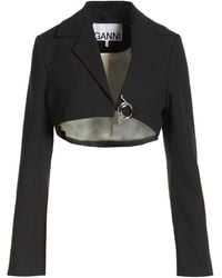 Ganni - Blazers - Lyst