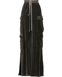 Rick Owens - Military Pants Viscose, Silk, Cotton - Lyst