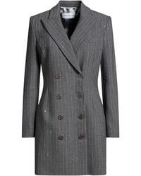 SIMONA CORSELLINI - Coat Polyester, Wool, Elastane - Lyst