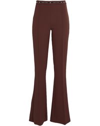 Elisabetta Franchi - Chocolate Pants Polyester, Elastane - Lyst