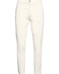 BE ABLE - Ivory Pants Modal, Cotton, Elastane - Lyst
