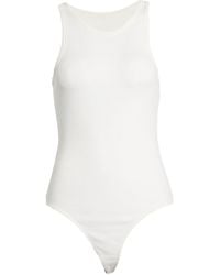 Alaïa - Bodysuit Cotton, Viscose, Elastane - Lyst