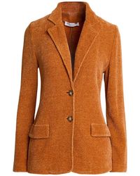 Amina Rubinacci - Blazer Wool, Cotton, Viscose, Polyamide, Elastane - Lyst
