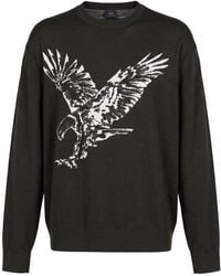ARMANI EXCHANGE - Military Sweater Acrylic, Virgin Wool - Lyst