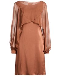 Alberta Ferretti - Mini Dress Acetate, Silk - Lyst