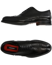 Chaussures à lacets Cuir DSquared² pour homme en coloris Noir Homme Chaussures Chaussures  à lacets Chaussures Oxford 50 % de réduction 