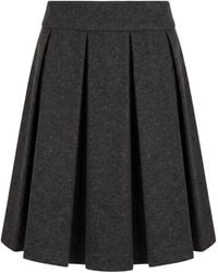 5 PROGRESS - Mini Skirt Acrylic, Polyester, Wool - Lyst