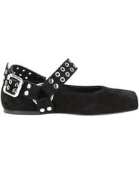 Alaïa - Ballet Flats Calfskin - Lyst