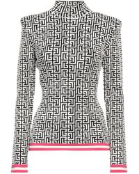 Balmain - Rollkragenpullover - Lyst