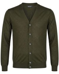 Aragona - Military Cardigan Cashmere, Silk - Lyst