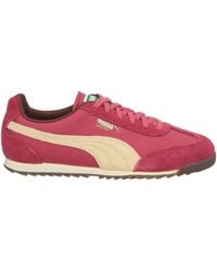 PUMA - Burgundy Sneakers Leather, Textile Fibers - Lyst