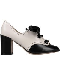 Rodo - Ivory Lace-Up Shoes Calfskin - Lyst