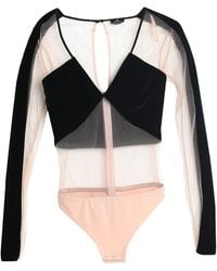 Elisabetta Franchi - Bodysuit Polyester, Elastane, Polyamide - Lyst