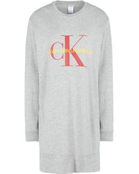 Calvin Klein Camicia da notte - Grigio