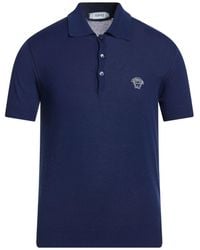 Versace - Polo Shirt Viscose, Cotton, Polyester - Lyst