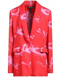 Womens Clothing Suits House of Holland Wool Red Double Breasted Suit Jacket Save 58% 