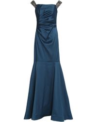 badgley mischka floral essex maxi