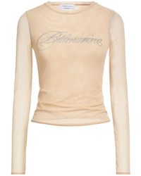 Blumarine - Top Polyamide, Elastane - Lyst
