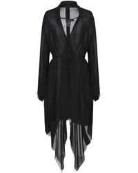 Peachoo + Krejberg Lange Jacke - Schwarz