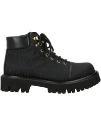 Moschino - Ankle Boots Leather, Nylon - Lyst