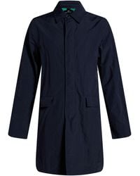 Paul Smith - Midnight Overcoat & Trench Coat Recycled Nylon - Lyst