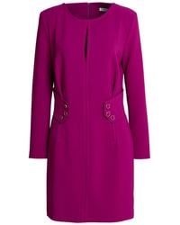 SIMONA CORSELLINI - Mini Dress Polyester, Elastane - Lyst