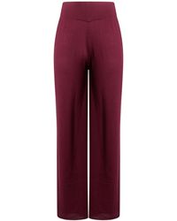 Anna Molinari - Pants Merino Wool - Lyst