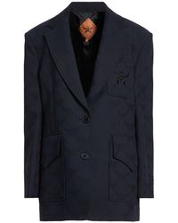 MCM - Midnight Blazer Wool, Polyester - Lyst