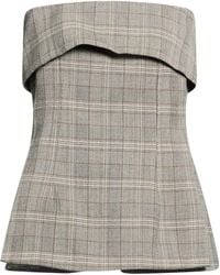 ViCOLO - Taupe Top Polyester, Viscose, Elastane - Lyst