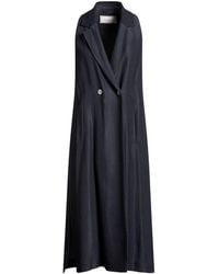 Peserico - Overcoat & Trench Coat Viscose, Linen - Lyst