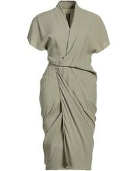 Rick Owens - Midi Dress Viscose, Acetate - Lyst