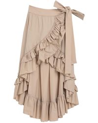 Jijil - Mini Skirt Cotton, Elastane - Lyst