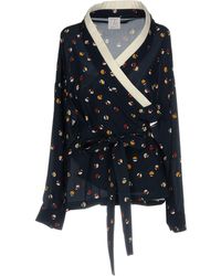 Stella Jean Overcoat - Blue