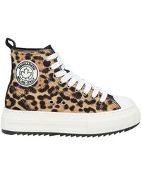DSquared² - Sand Sneakers Leather, Textile Fibers - Lyst