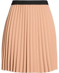 iBlues - Camel Mini Skirt Polyester, Viscose, Elastane - Lyst
