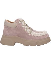 Voile Blanche - Antique Rose Ankle Boots Leather, Shearling - Lyst