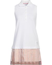 Thom Browne - Mini Dress Cotton - Lyst