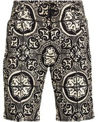 Dolce & Gabbana - Shorts & Bermuda Shorts Cotton, Elastane - Lyst