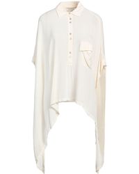 ALESSIA SANTI - Ivory Top Viscose - Lyst