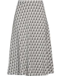 Niu - Light Midi Skirt Viscose, Polyester, Cotton, Polyamide, Elastane - Lyst