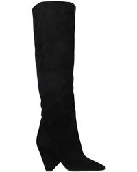 Mujer Zapatos de Botas de Botas mosqueteras Botas Meurice de Saint Laurent de color Negro 