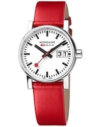 Mondaine Reloj de pulsera - Rojo